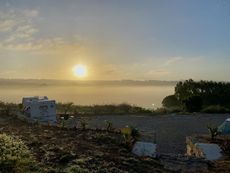 Camping in the surfcamp